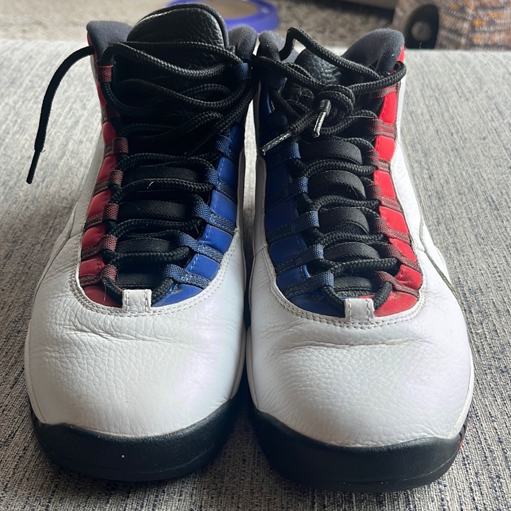 Nike Air Jordan 10 Class of 2018 White Red Blue 310805-160 Men Size 12